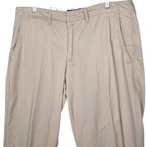 Polo Ralph Lauren Women 12 Quin Boyfriend Chino Pants Tan Relaxed Fit Office